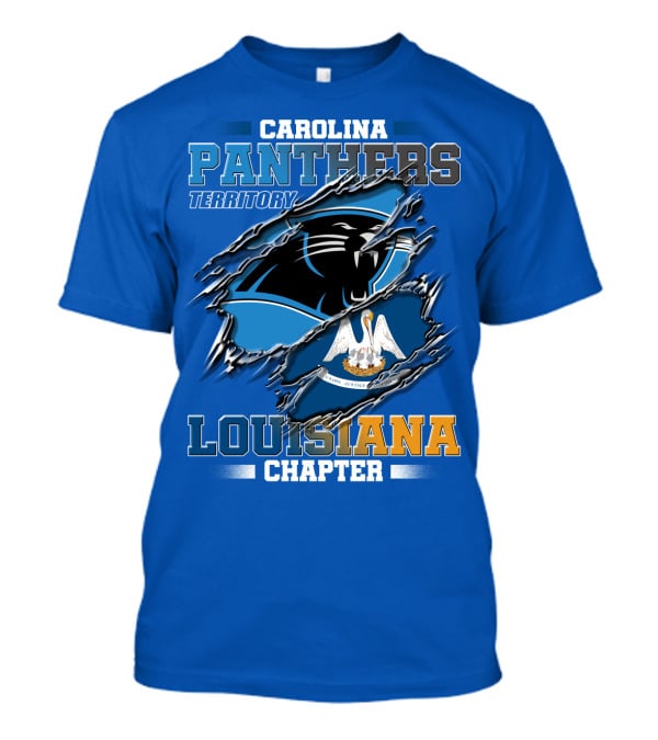 Carolina Panthers Territory Louisiana Chapter T-Shirt
