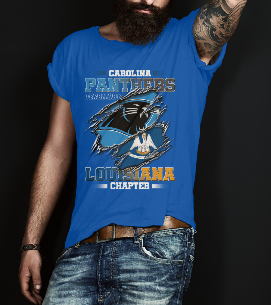 Carolina Panthers Territory Louisiana Chapter T-Shirt