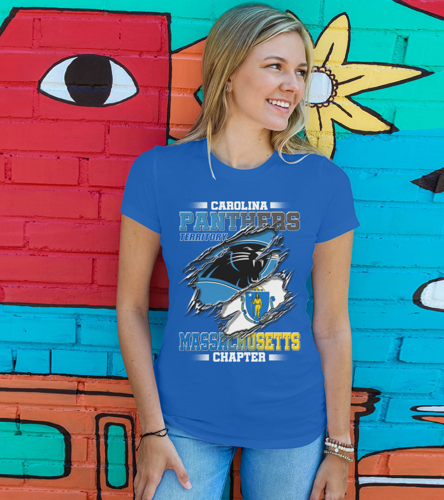 Carolina Panthers Territory Massachusetts Chapter T-Shirt