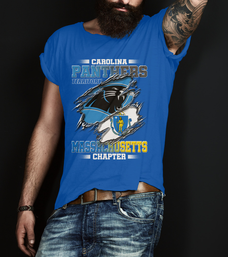 Carolina Panthers Territory Massachusetts Chapter T-Shirt
