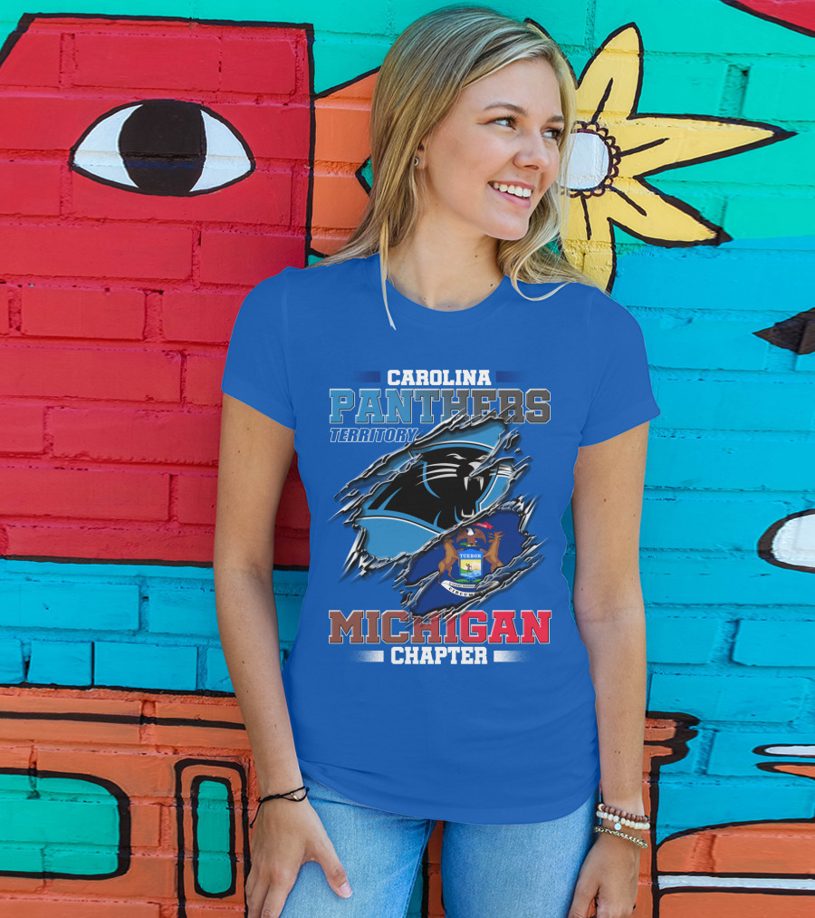 Carolina Panthers Territory Michigan Chapter T-Shirt