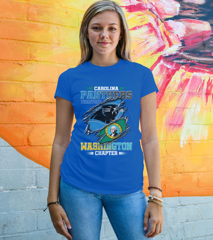 Carolina Panthers Territory Washington Chapter T-Shirt