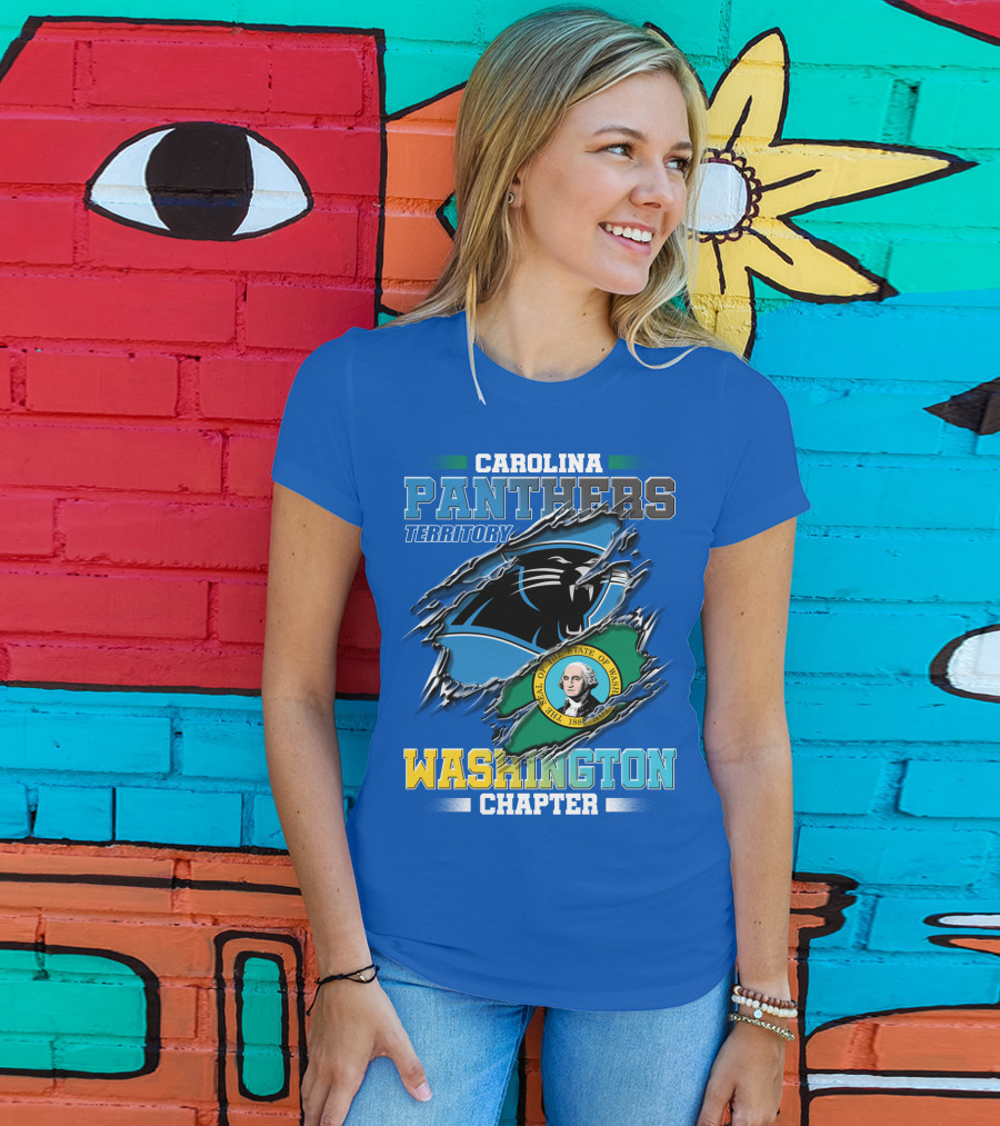 Carolina Panthers Territory Washington Chapter T-Shirt