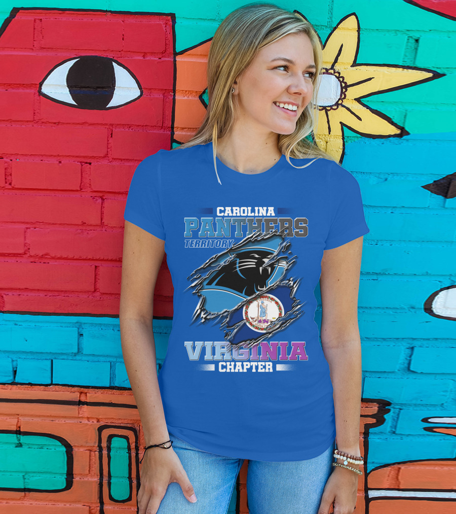 Carolina Panthers Territory Virginia Chapter T-Shirt