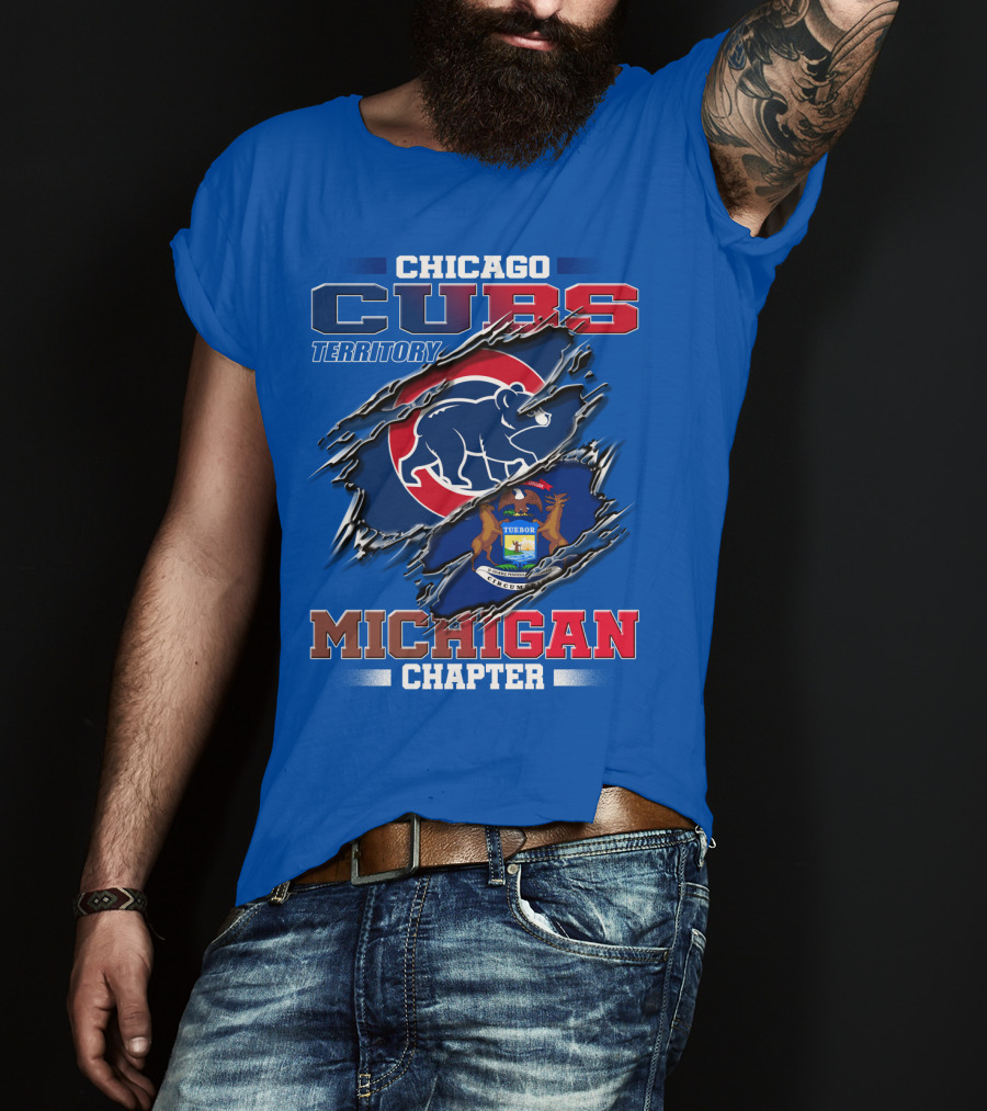 Chicago Cubs Territory Michigan Chapter T-Shirt