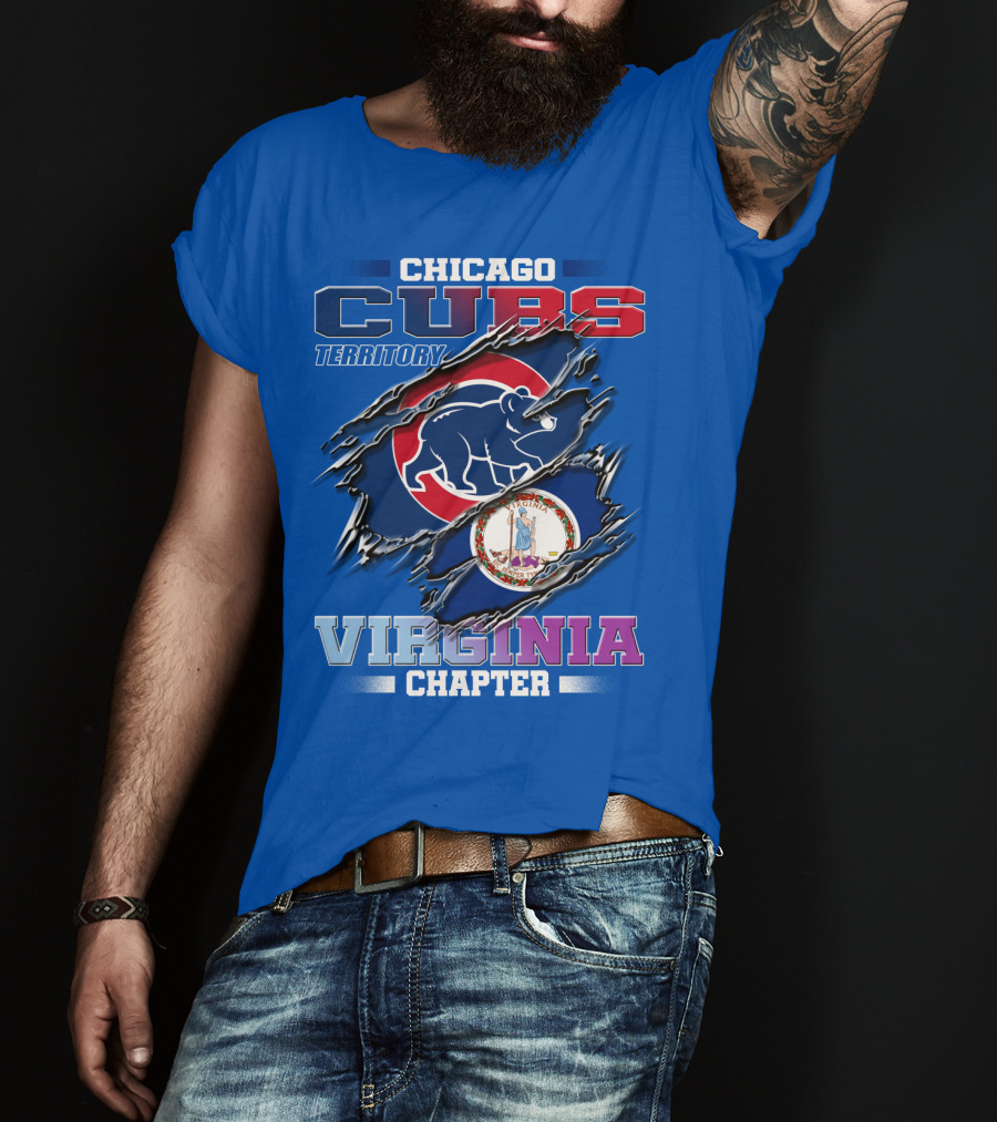 Chicago Cubs Territory Virginia Chapter T-Shirt