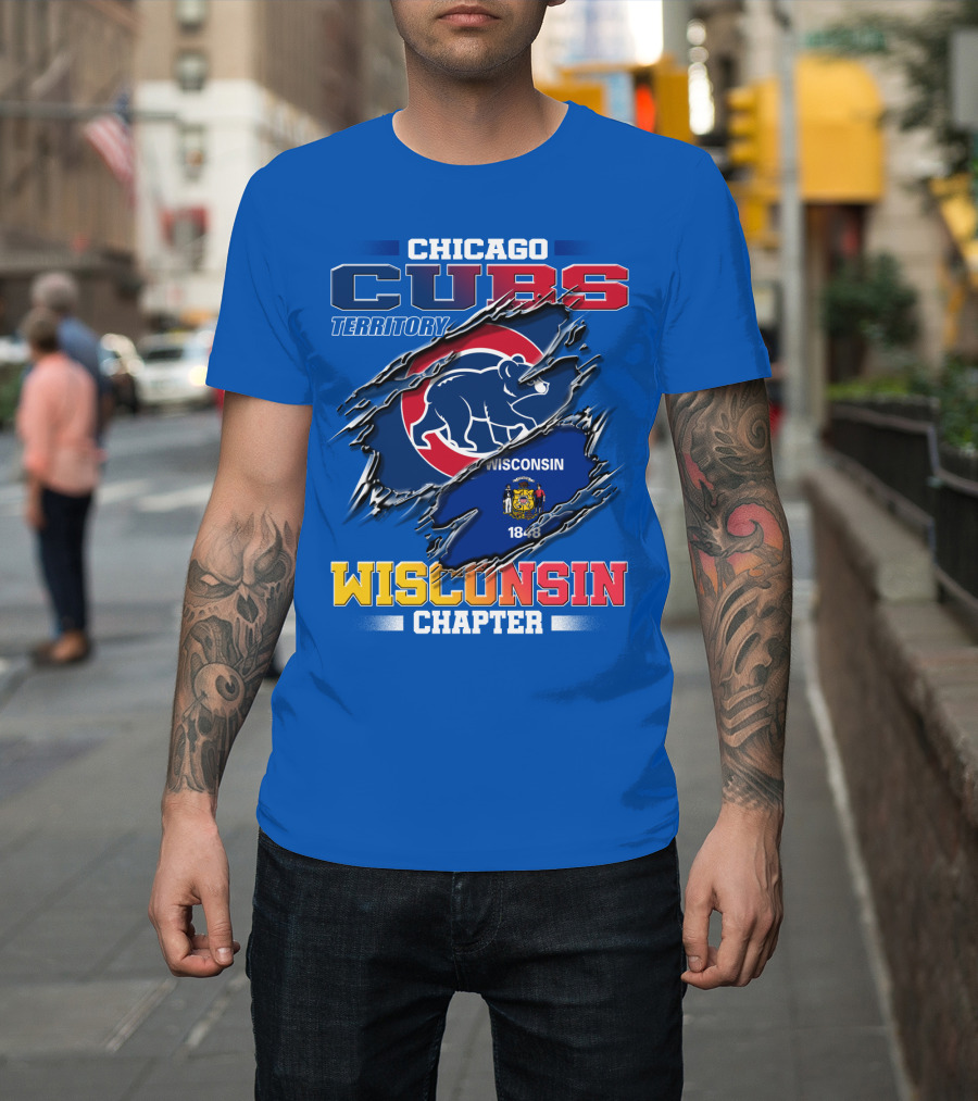 Chicago Cubs Territory Wisconsin Chapter T-Shirt