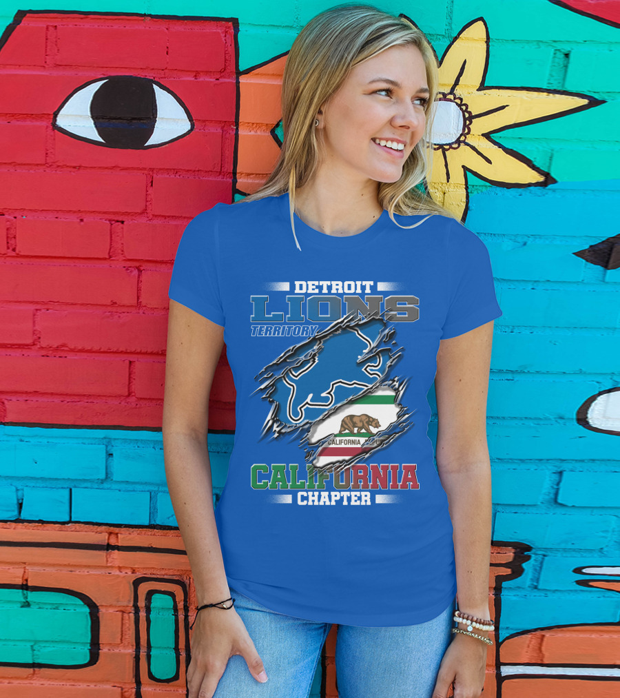 Detroit Lions Territory California Chapter T-Shirt