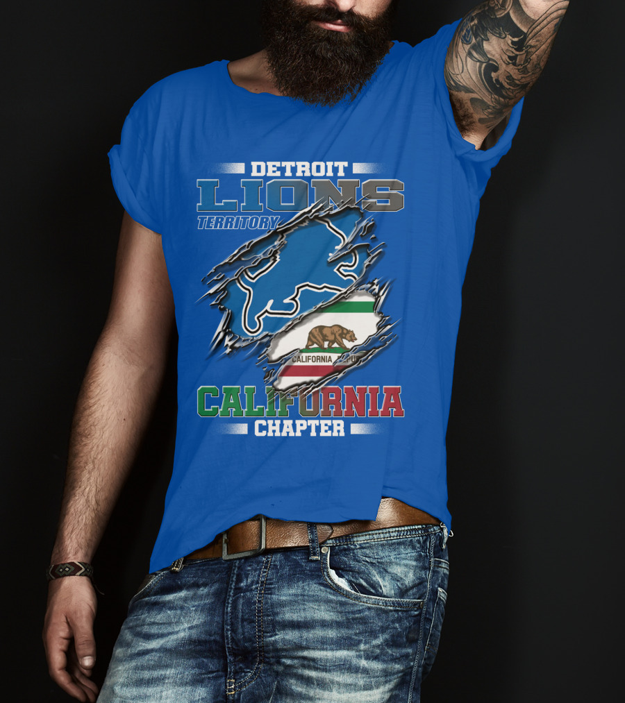 Detroit Lions Territory California Chapter T-Shirt