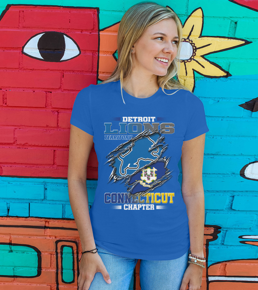 Detroit Lions Territory Connecticut Chapter T-Shirt