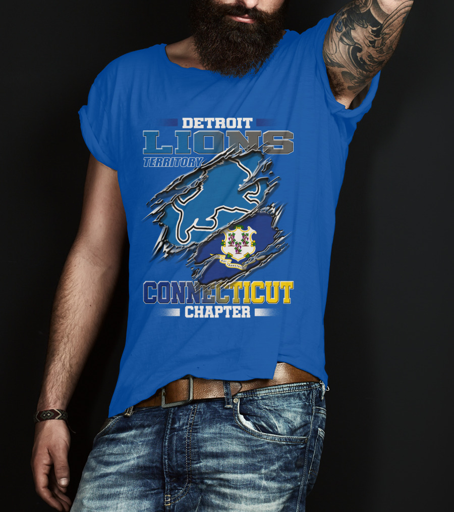Detroit Lions Territory Connecticut Chapter T-Shirt