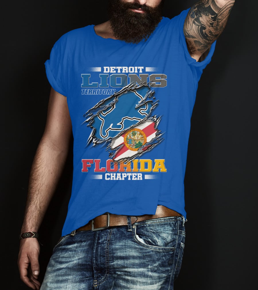 Detroit Lions Territory Florida Chapter T-Shirt
