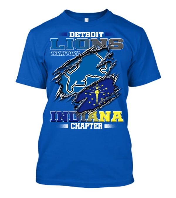 Detroit Lions Territory Indiana Chapter T-Shirt