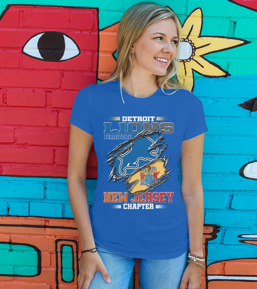 Detroit Lions Territory New Jersey Chapter T-Shirt