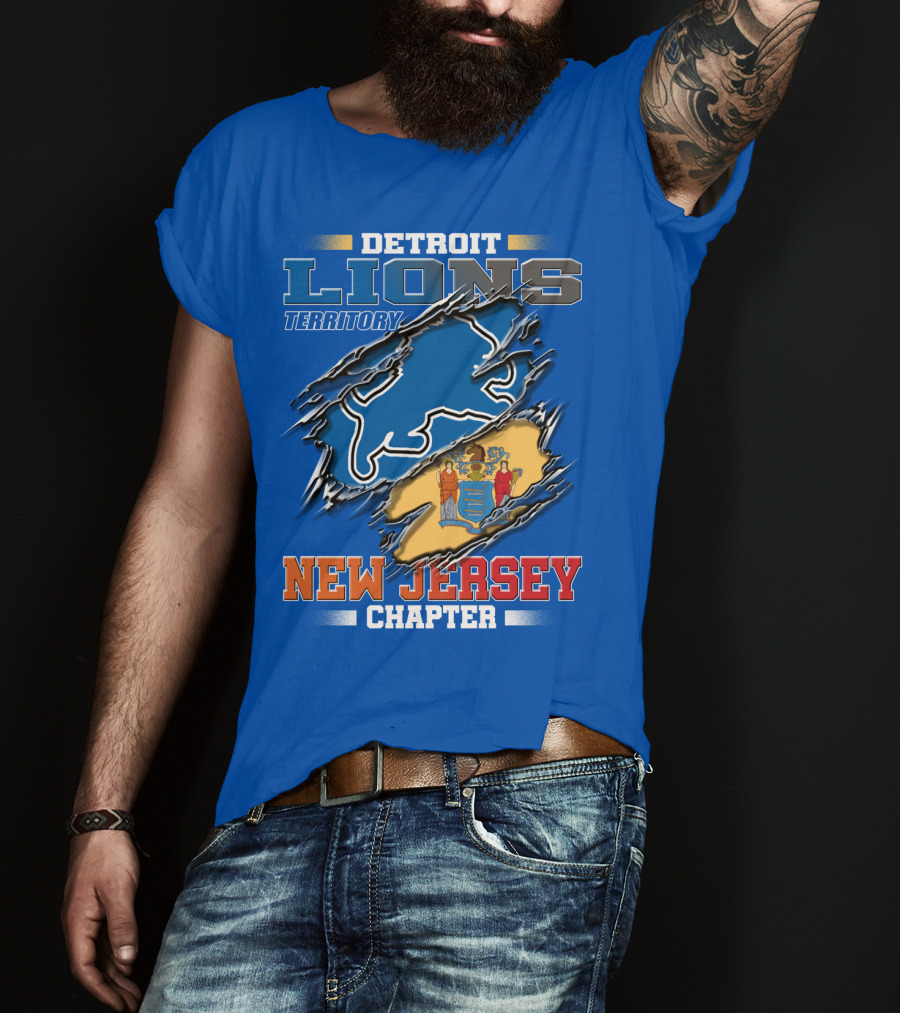 Detroit Lions Territory New Jersey Chapter T-Shirt