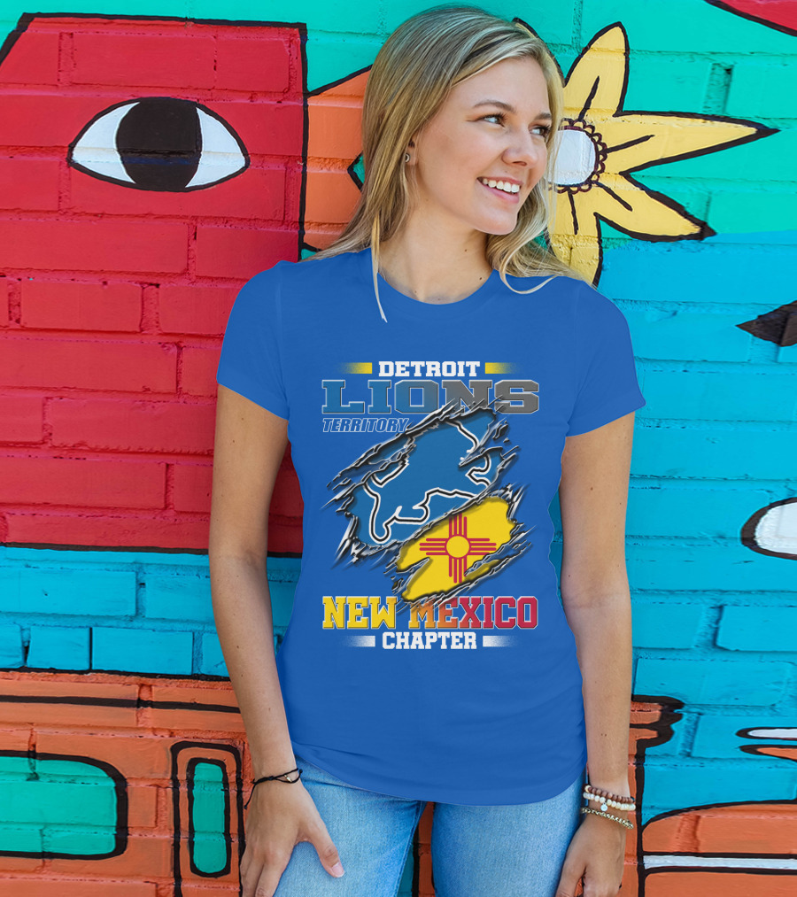 Detroit Lions Territory New Mexico Chapter T-Shirt
