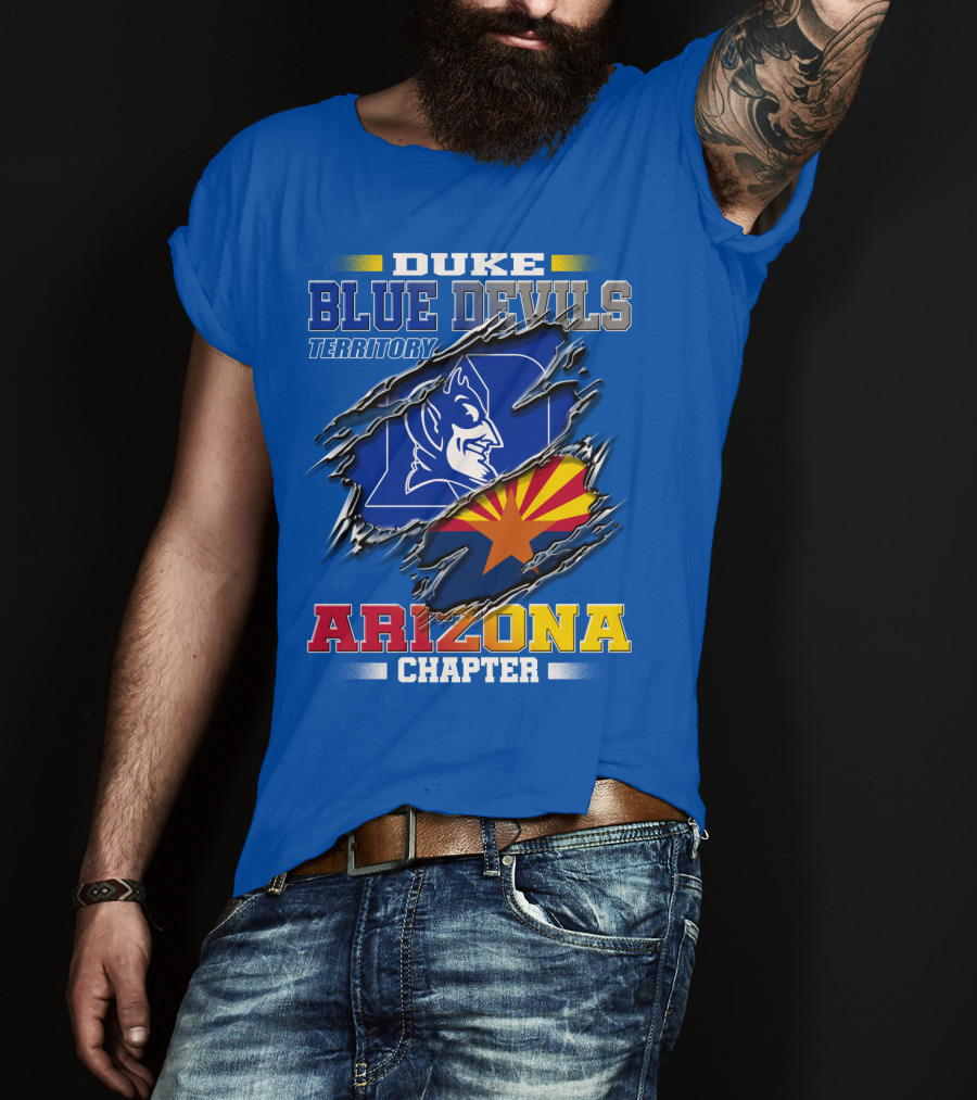 Duke Blue Devils Territory Arizona Chapter T-Shirt
