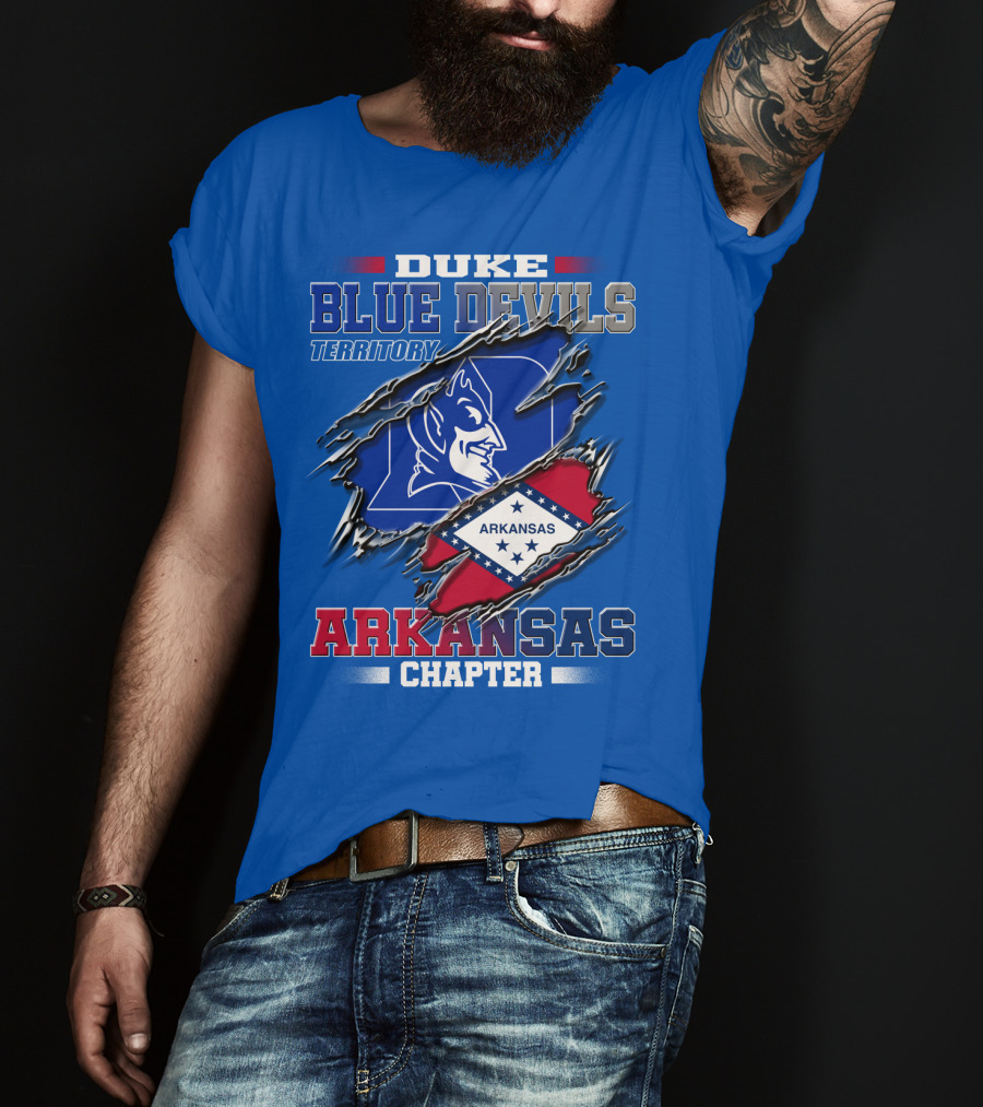 Duke Blue Devils Territory Arkansas Chapter T-Shirt