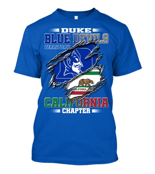 Duke Blue Devils Territory California Chapter T-Shirt