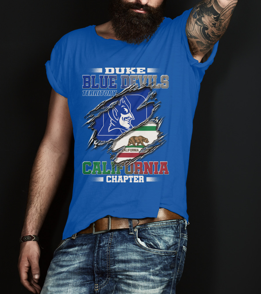 Duke Blue Devils Territory California Chapter T-Shirt