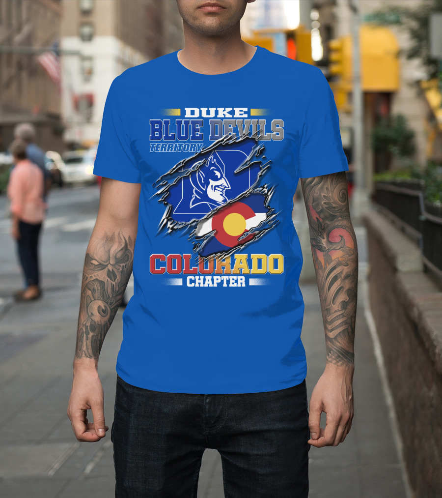 DUKE BLUE DEVILS TERRITORY COLORADO CHAPTER T-Shirt