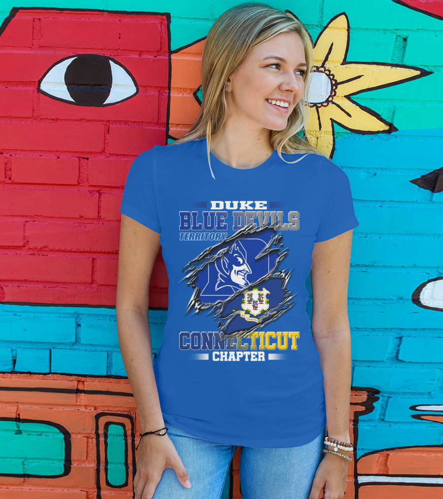 Duke Blue Devils Territory Connecticut Chapter T-Shirt