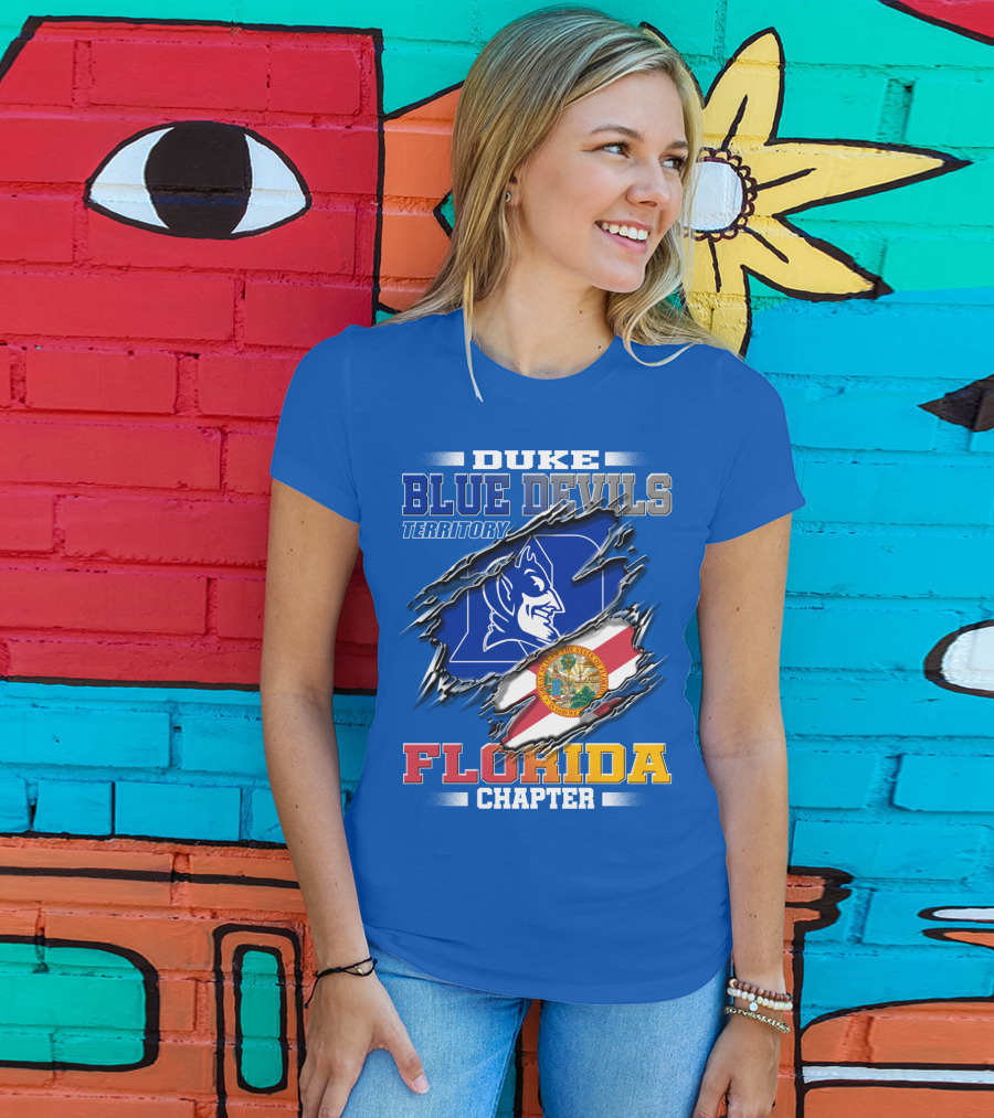 Duke Blue Devils Territory Florida Chapter T-Shirt