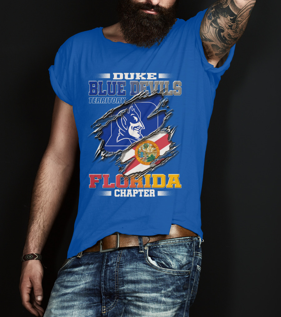 Duke Blue Devils Territory Florida Chapter T-Shirt
