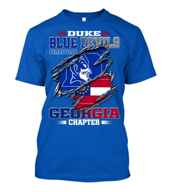 Duke Blue Devils Territory Georgia Chapter T-Shirt