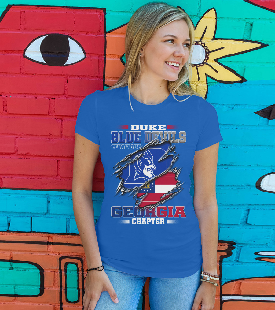 Duke Blue Devils Territory Georgia Chapter T-Shirt