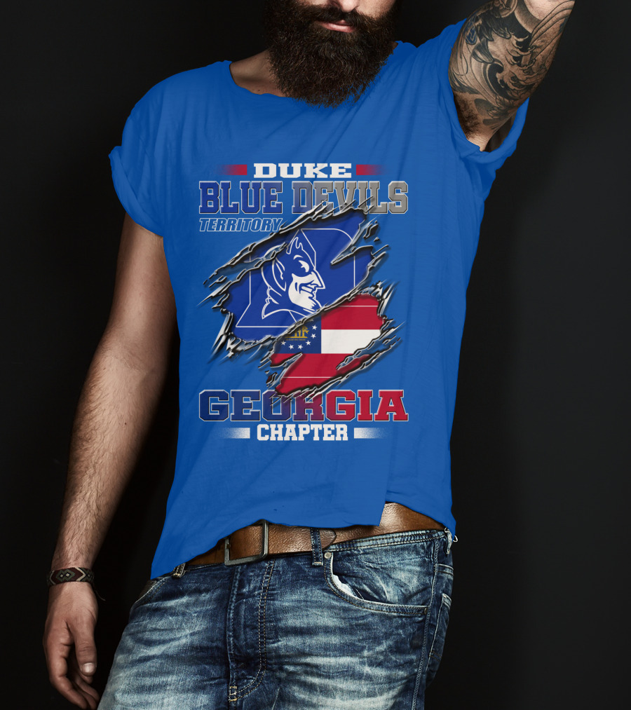 Duke Blue Devils Territory Georgia Chapter T-Shirt