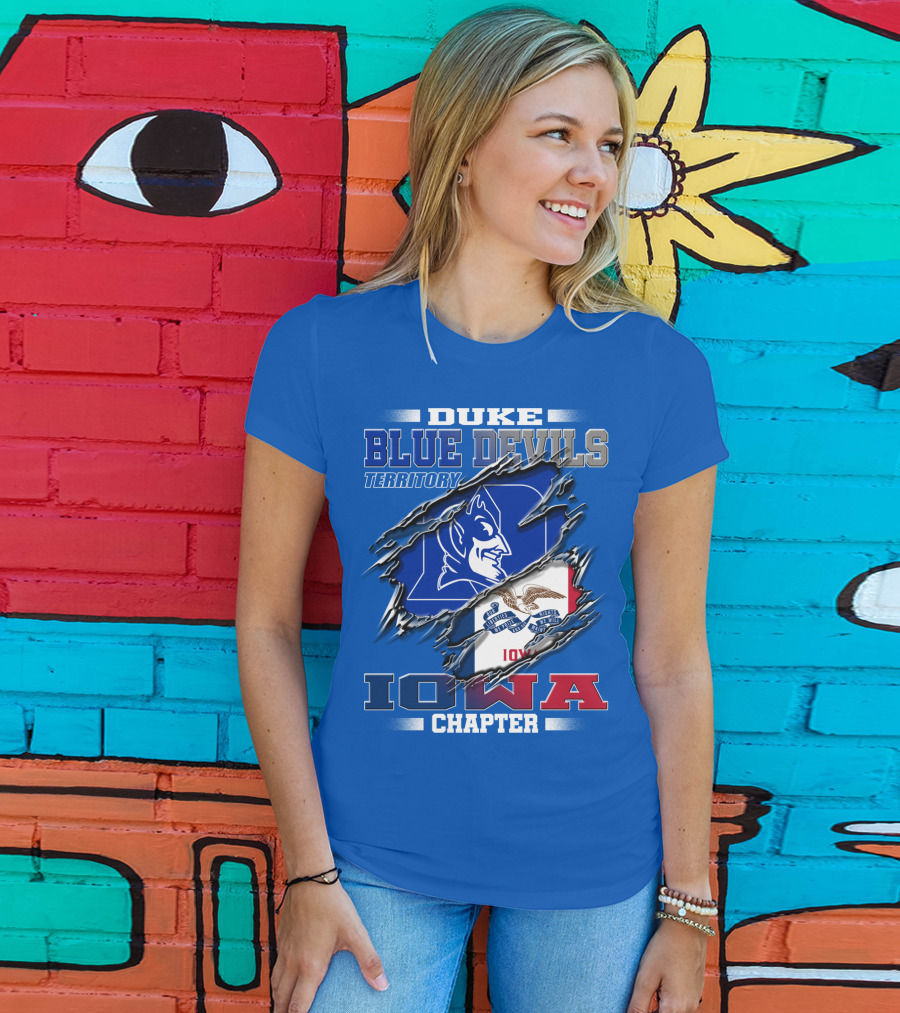 DUKE Blue Devils Territory Iowa Chapter T-Shirt
