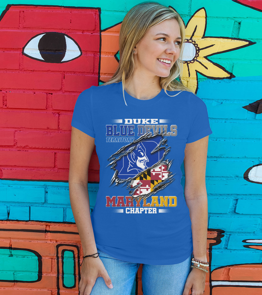 Duke Blue Devils Territory Maryland Chapter T-Shirt