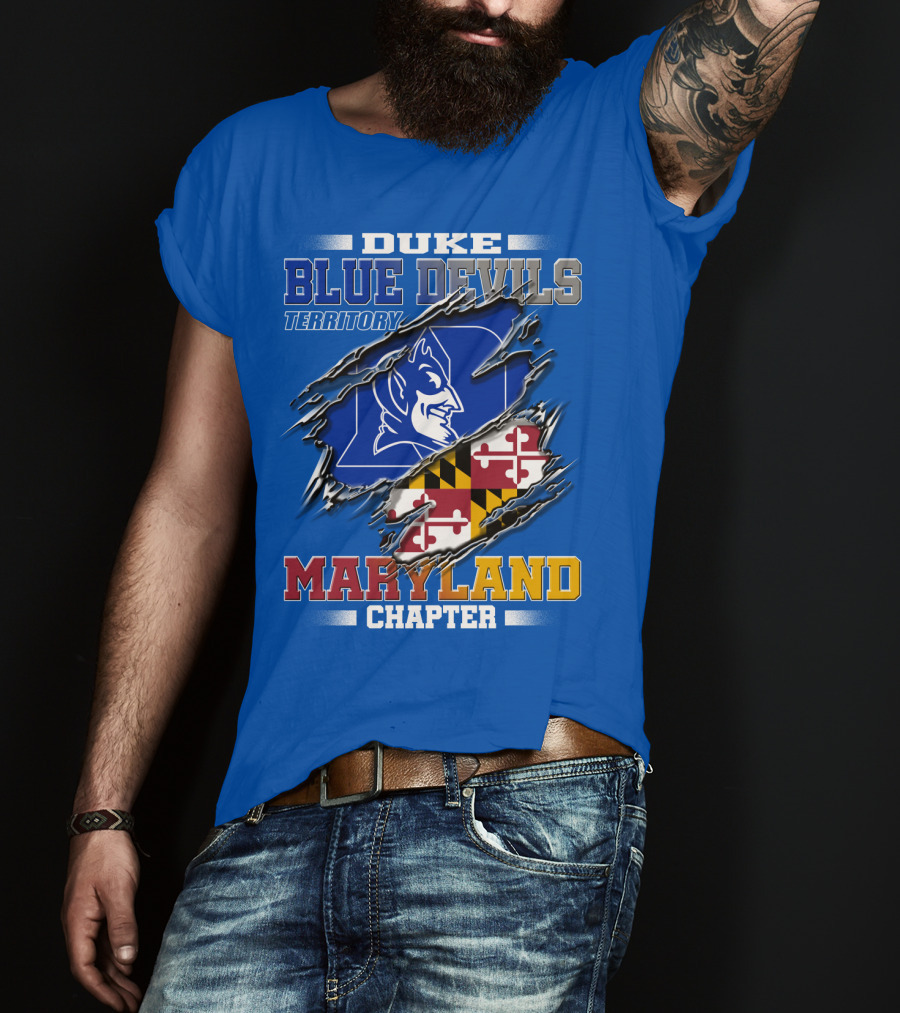 Duke Blue Devils Territory Maryland Chapter T-Shirt