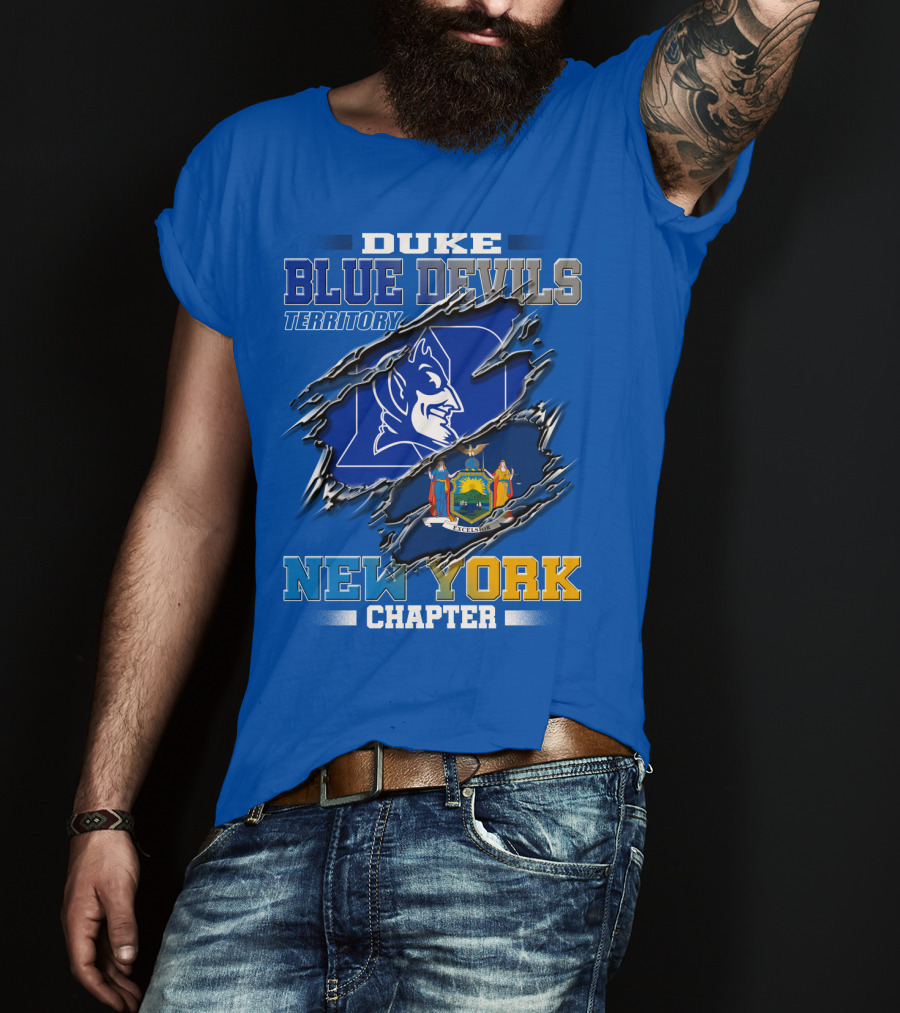 Duke Blue Devils Territory New York Chapter T-Shirt