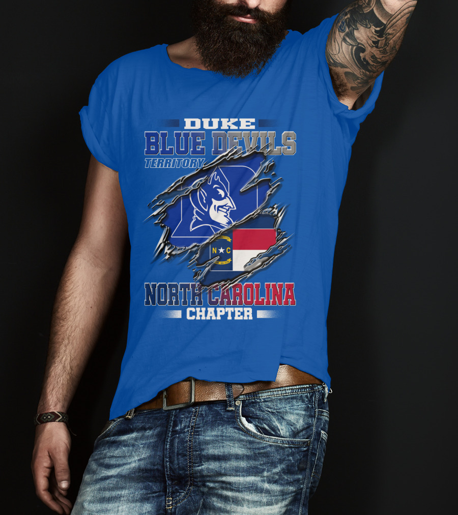 Duke Blue Devils Territory North Carolina Chapter T-Shirt