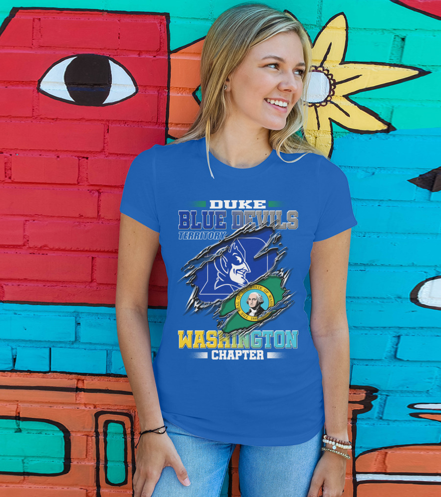 Duke Blue Devils Territory Washington Chapter T-Shirt