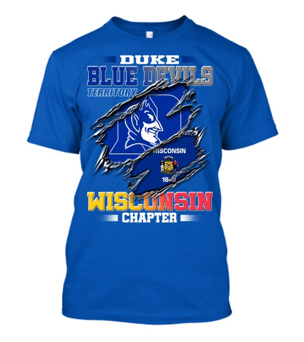 Duke Blue Devils Territory Wisconsin Chapter T-Shirt