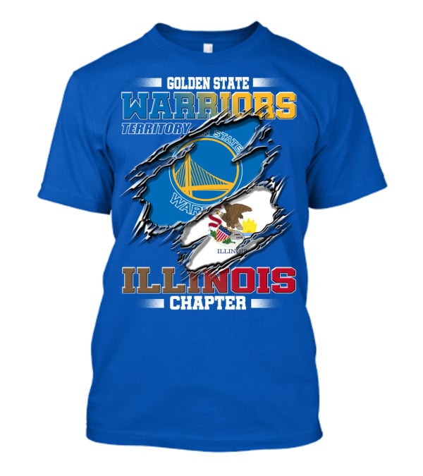 Golden State Warriors Territory Illinois Chapter T-Shirt