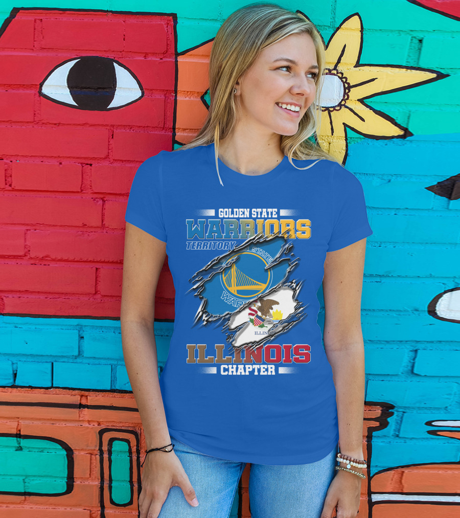 Golden State Warriors Territory Illinois Chapter T-Shirt