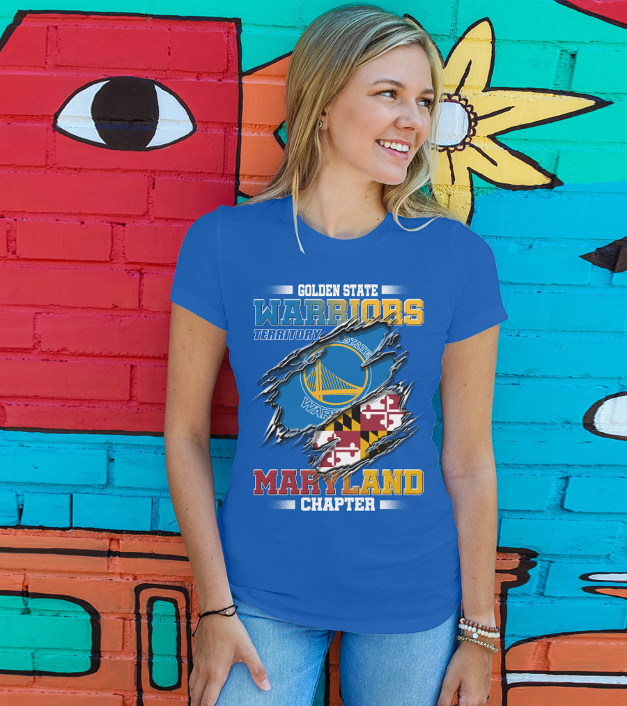 Golden State Warriors Territory Maryland Chapter T-Shirt