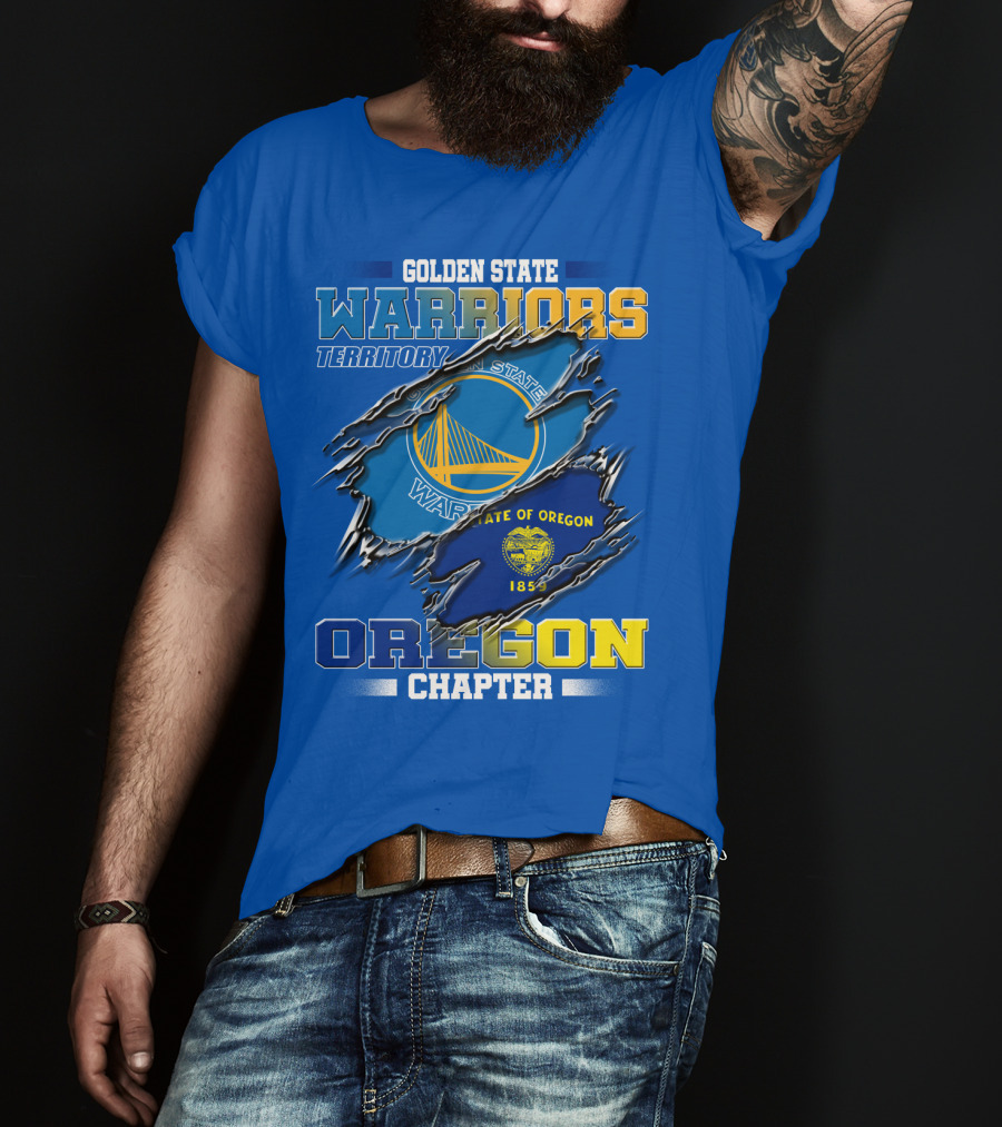 Golden State Warriors Territory State Of Oregon Chapter 1859 T-Shirt