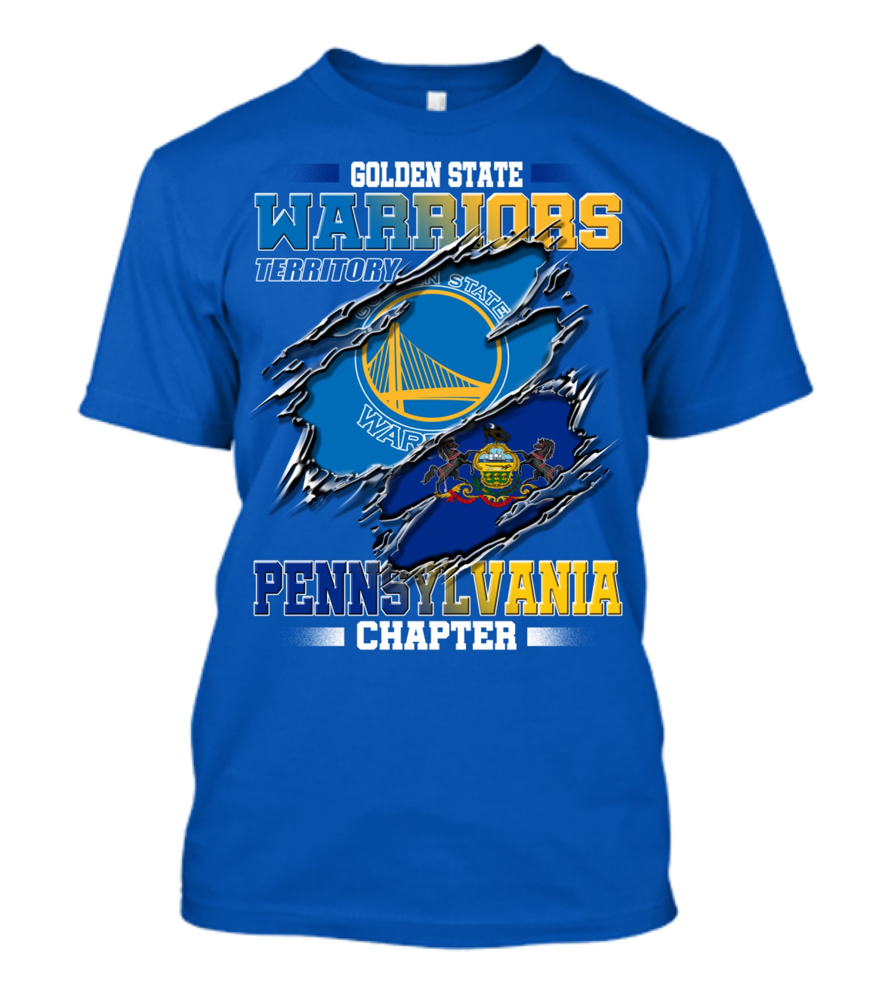 Golden State Warriors Territory Pennsylvania Chapter T-Shirt