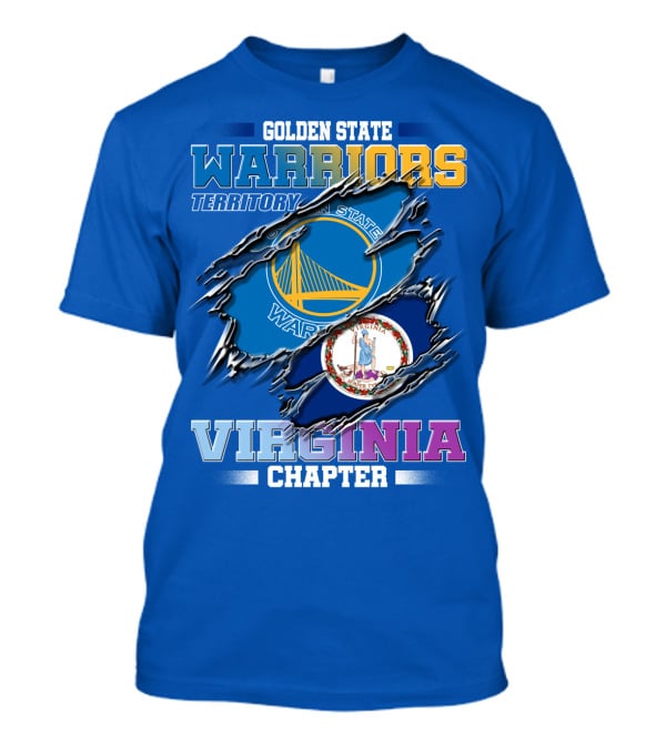 Golden State Warriors Territory Virginia Chapter T-Shirt