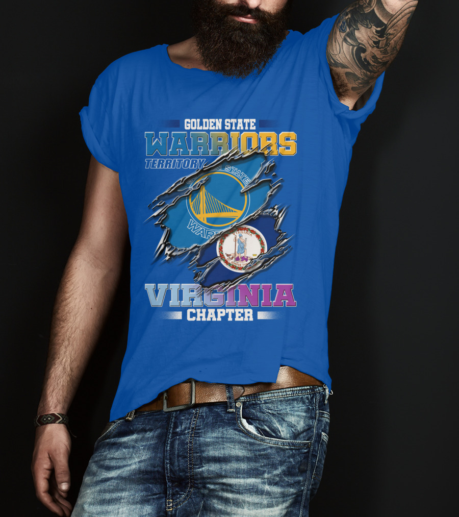 Golden State Warriors Territory Virginia Chapter T-Shirt