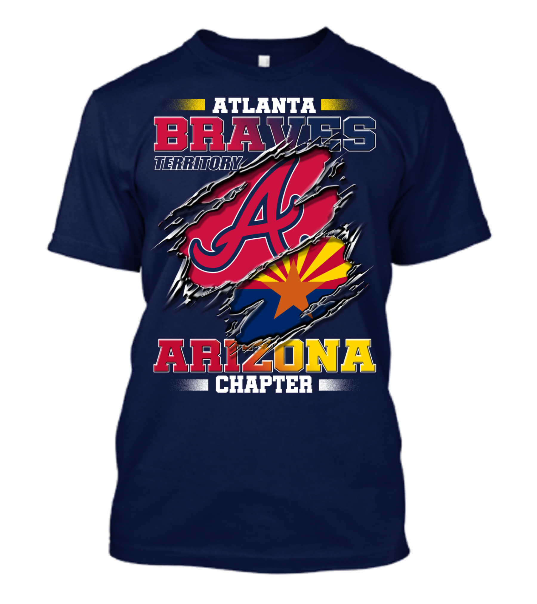 Atlanta Braves Territory Arizona Chapter T-Shirt
