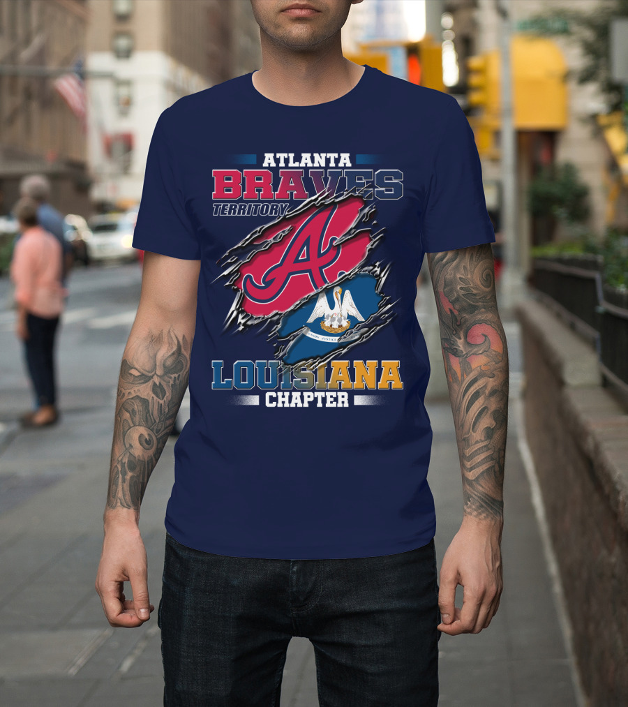 Atlanta Braves Territory Louisiana Chapter T-Shirt