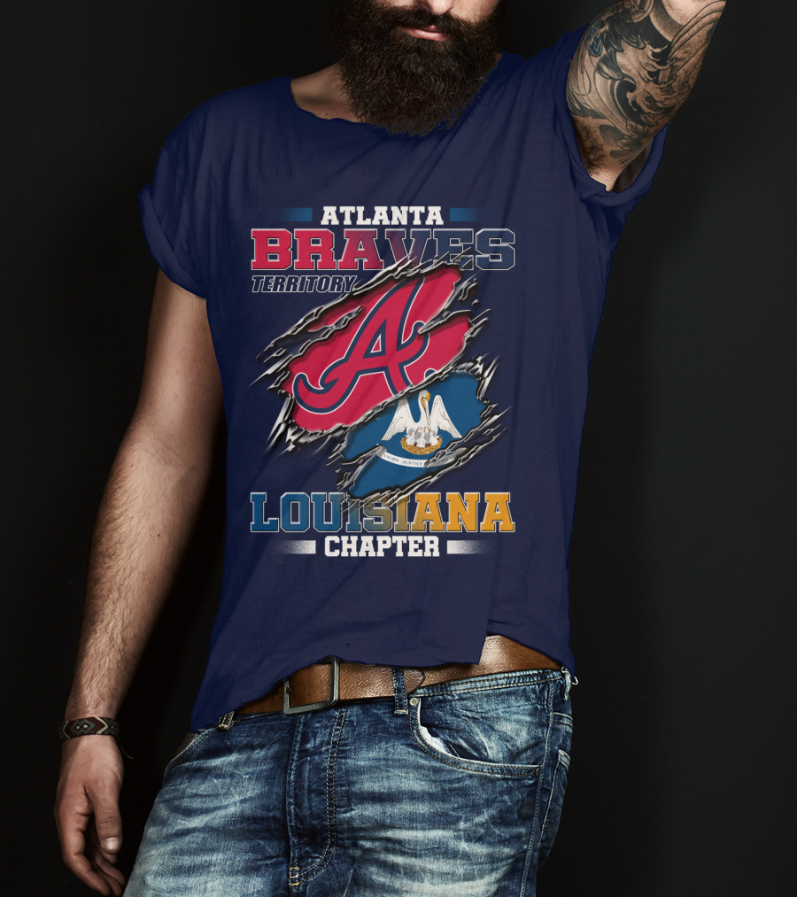 Atlanta Braves Territory Louisiana Chapter T-Shirt