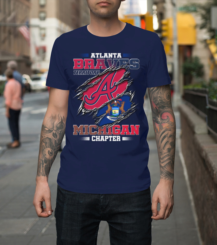Atlanta Braves Territory Michigan Chapter T-Shirt