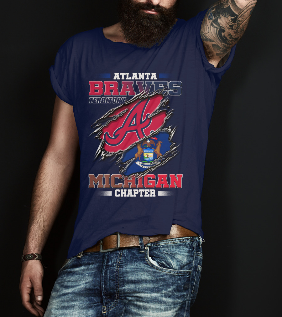 Atlanta Braves Territory Michigan Chapter T-Shirt